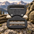 AustriAlpin COBRA PRO STYLE Boucle de Ceinture 38mm XL Aluminium Dégagement Rapide Noir