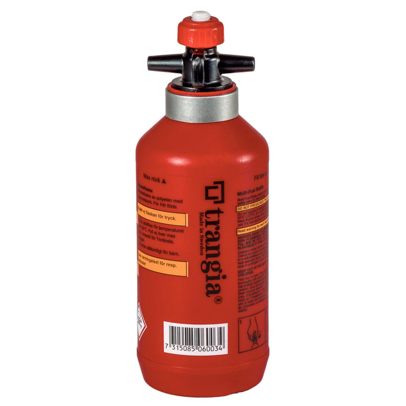 Trangia liquid fuel bottle petrol burner polyethylene flask outdoor camping Red