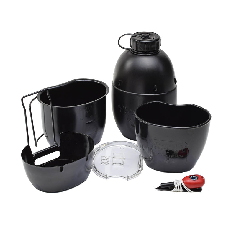 Ensemble de cuisinière en aluminium BCB The Crusader pour système de cuisson, cantine, tasse, cuisinière de camping