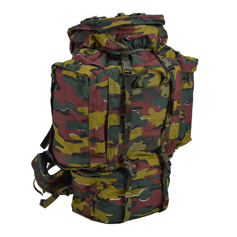 Original Belgian military 120L tactical backpack jigsaw camo waterproof bag NEW