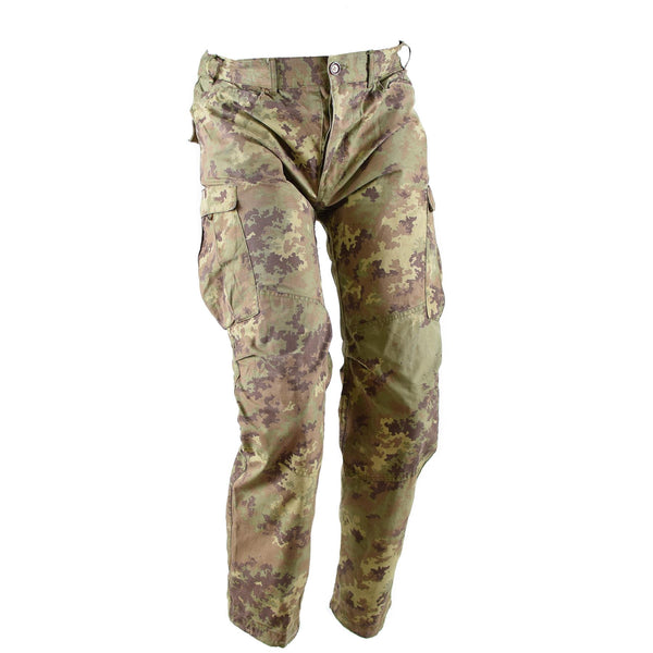 Genuine Italian Army Rip Stop Desert Vegetato camo pants combat field trousers