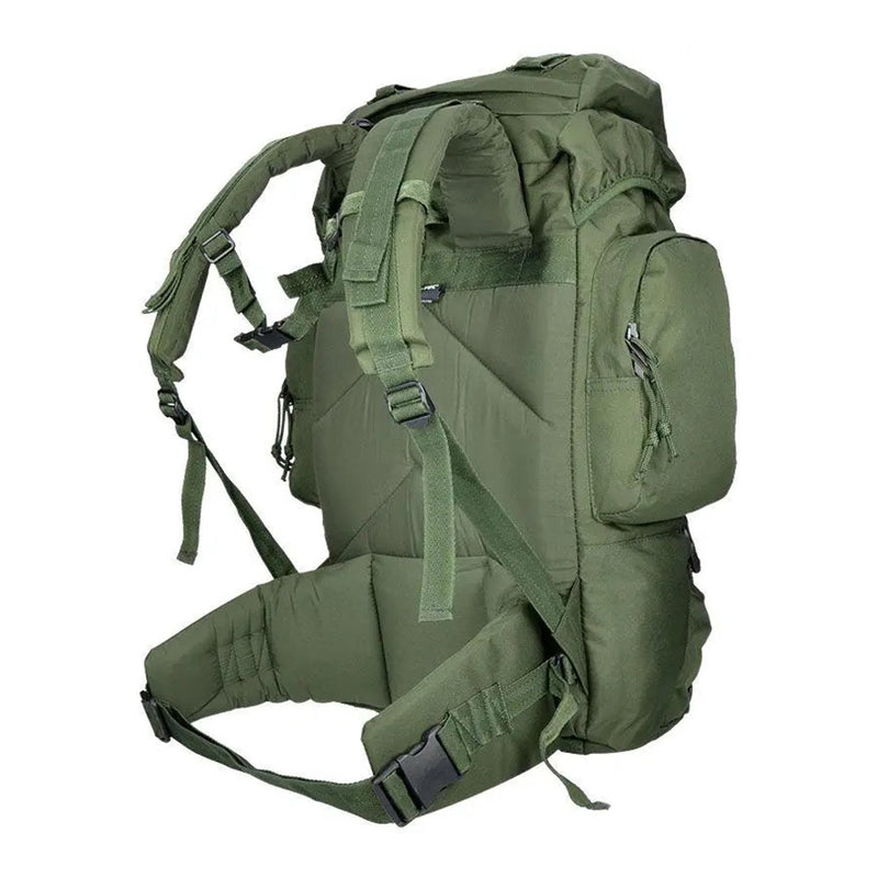 Sac à dos de randonnée MIL-TEC COMMANDO 55 litres housse imperméable vert grand sac à dos
