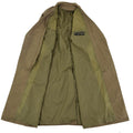 Trench-coat formel original de l'armée néerlandaise, manteau d'officier de surplus militaire marron NOUVEAU
