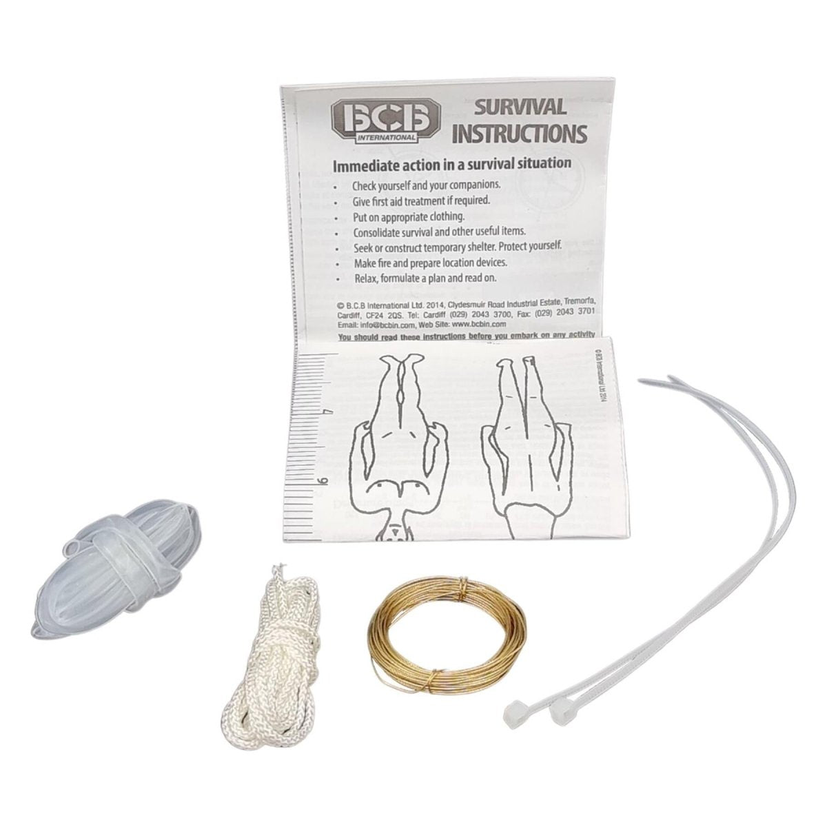 Kit de survie militaire BCB pour camping, randonnée, chasse, secours, essentiels