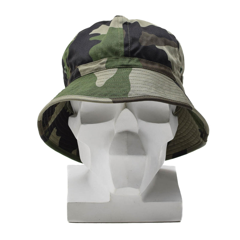 Chapeau de brousse souple militaire français d'origine CCE camo panama seau léger NEUF