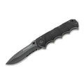 Couteau de poche BOKER Black Spear revêtement noir acier inoxydable 440A manche aluminium