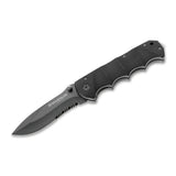BOKER Black Spear pocket knife black coated 440A stainless steel aluminum handle