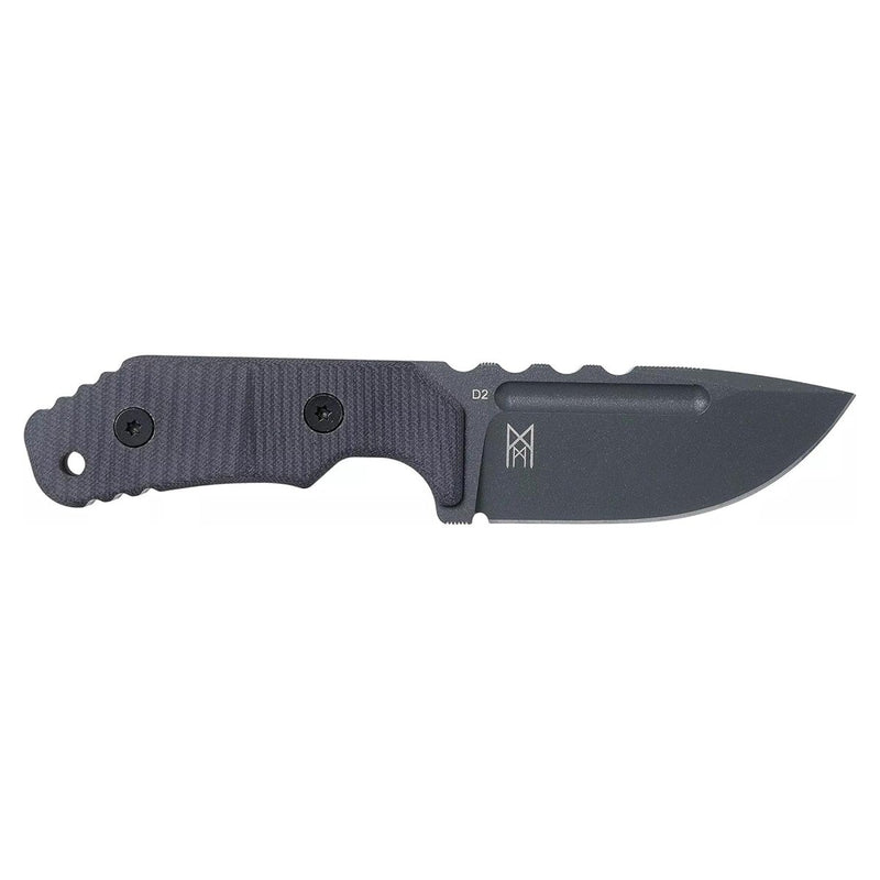 Couteau fixe Boker Plus Little Dvalin Black Couteau tactique en acier inoxydable D2 EDC