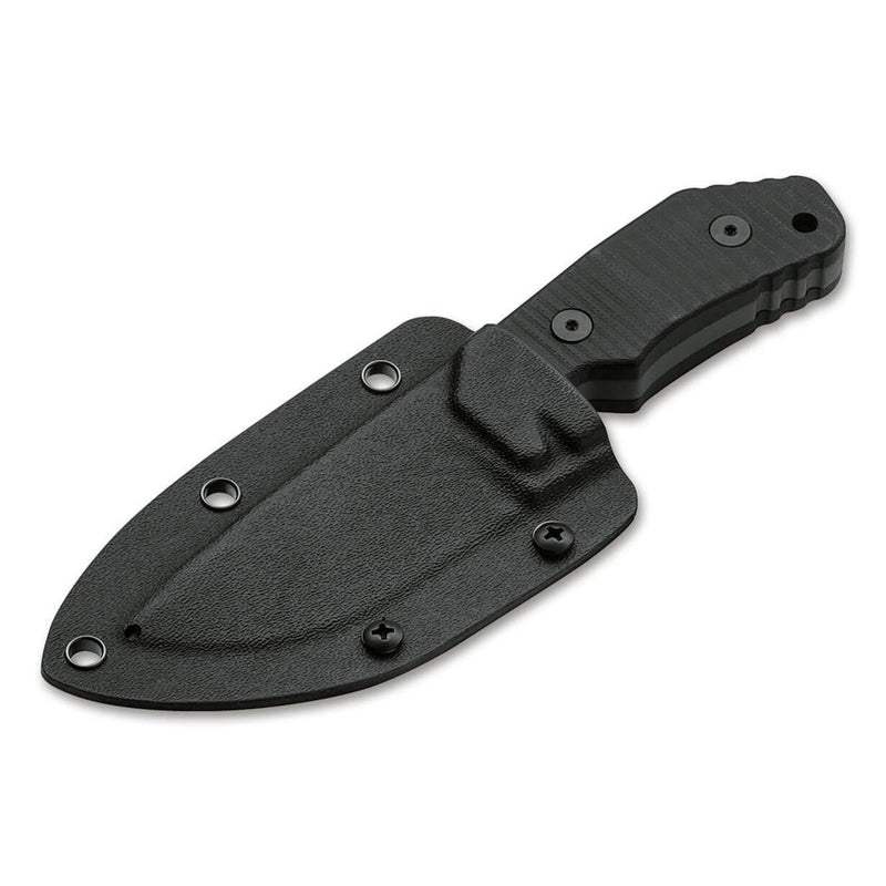 Couteau fixe Boker Plus Little Dvalin Black Couteau tactique en acier inoxydable D2 EDC