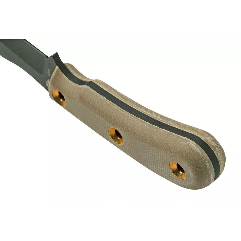 Boker Plus Micro Tracker Lame fixe en acier au carbone 1095 Outil de survie EDC