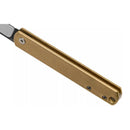 Boker Plus Zenshin 42 Brass Pocket Knife 440C Stainless Steel Folding EDC Knife - GoMilitar