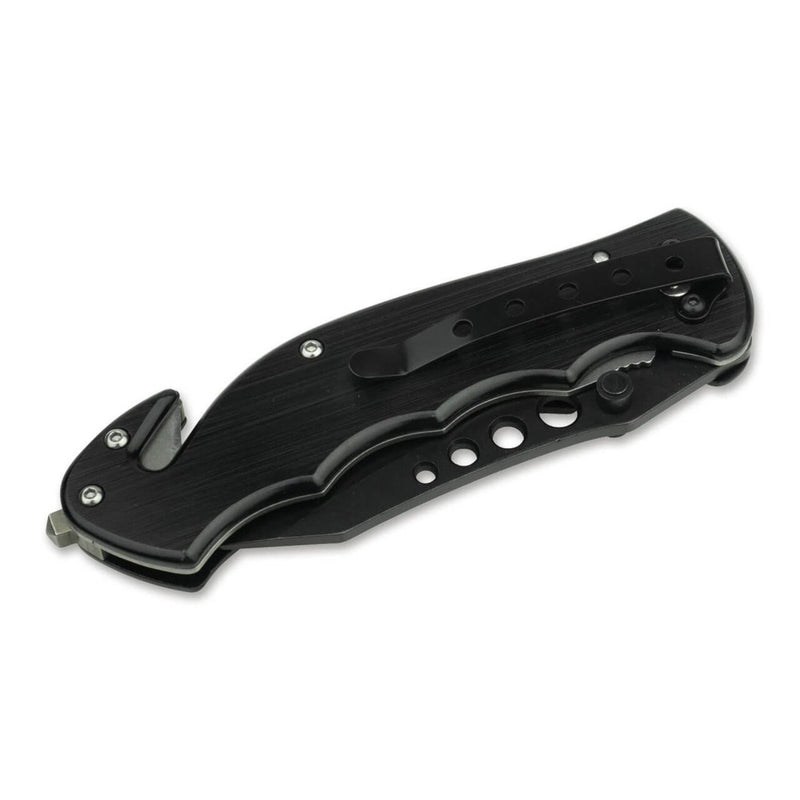 BOKER Special Forces Tanto folding pocket knife 440A steel aluminum handle black