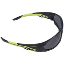 Bolle MERCURO tactical glasses with green black frame, polarized lenses, and UV protection for outdoor use.