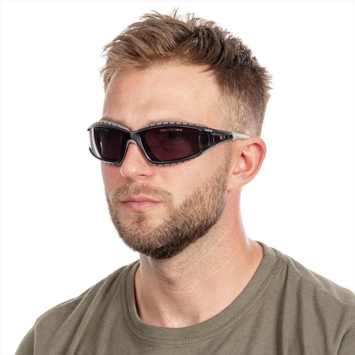 Bolle Tracker Tactical Goggles Anti Fog Anti Scratch Adjustable Headband