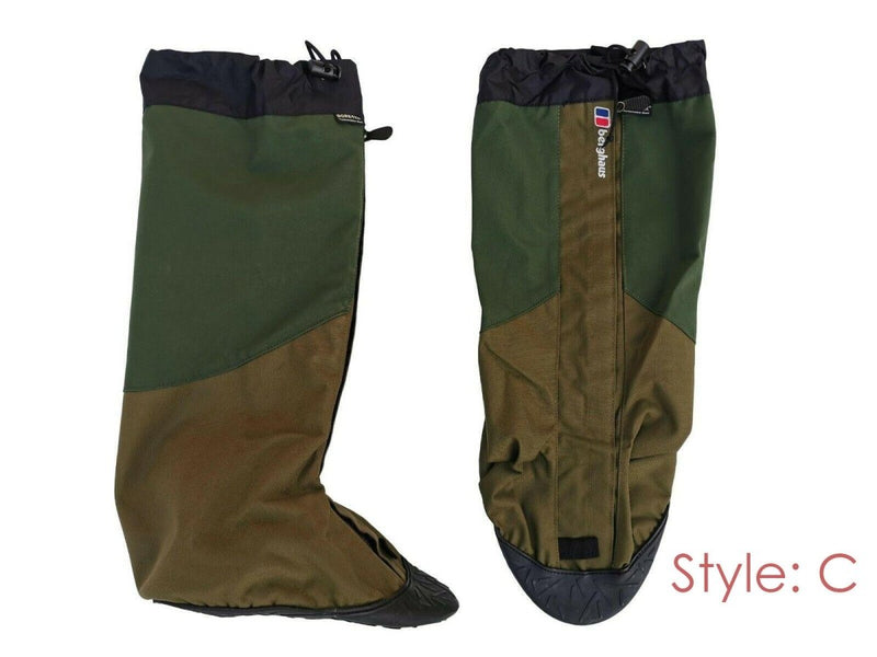 Berghaus Yeti Gore-Tex waterproof winter hiking gaiters with durable rubber rand and full front hook-and-loop closure