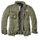 Brandit Classic M65 Giant Jacket Military Vintage Style Removable Lining Olive - GoMilitar