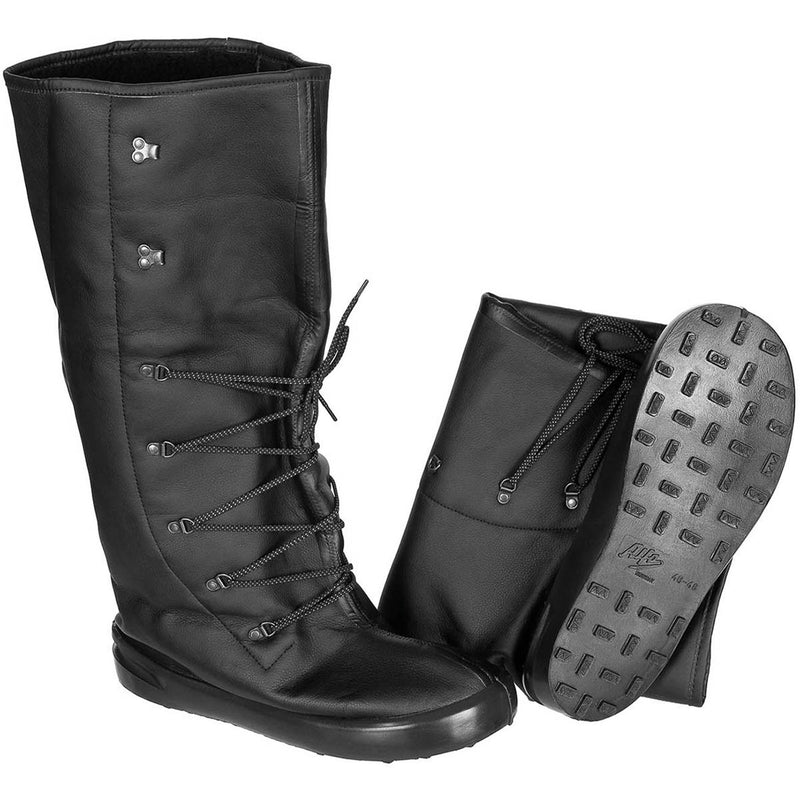 Bottes Alfa originales de l'armée norvégienne, chaussures isolantes en cuir noir, bonne adhérence, NEUVES