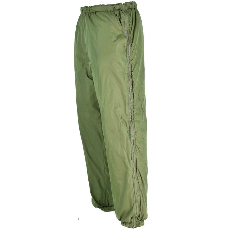 Pantalon réversible de l'armée britannique thermique vert kaki pantalon doux pour temps froid