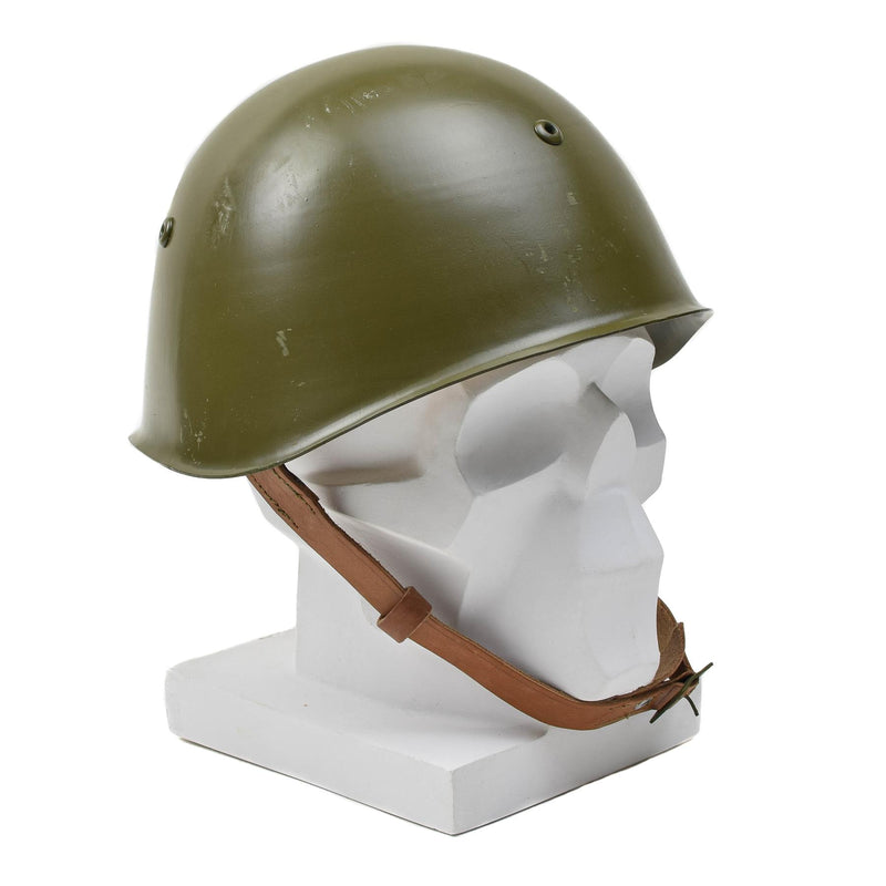 Véritable casque tactique vert militaire bulgare M72 de combat vintage NEUF