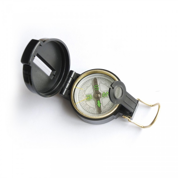 Pentagon Wanderer Liquid Filled Compass Map Navigation Tool Black