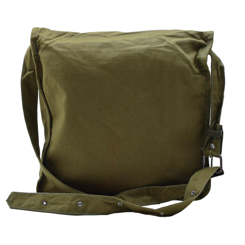 Original Bulgarian Military olive shoulder bag adjustable strap outdoor travel