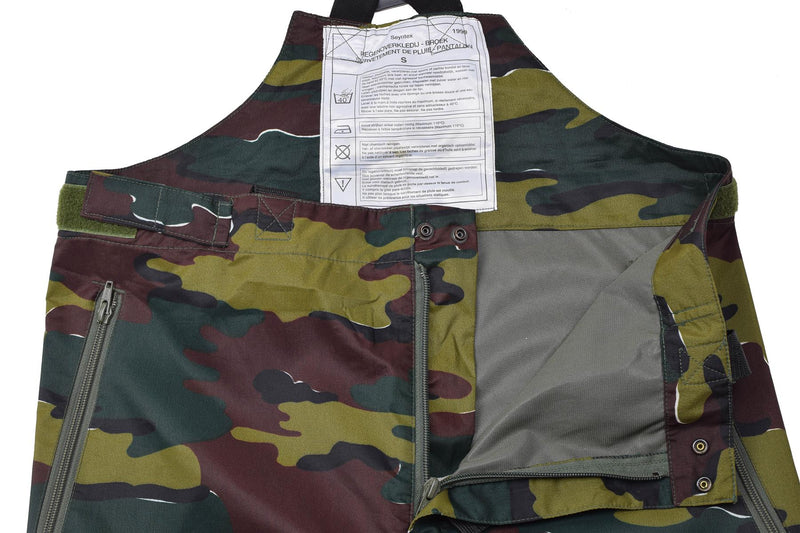 Pantalon imperméable militaire belge original jigsaw camo seyntex pantalon de pluie
