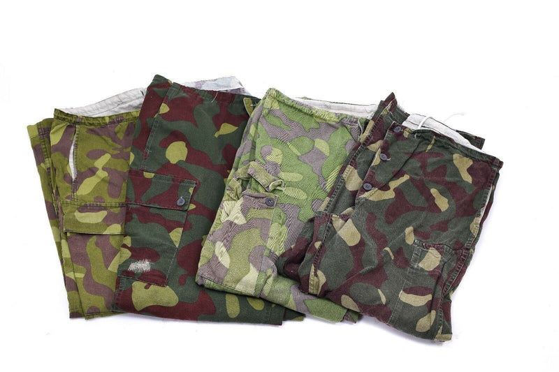 Pantalon de camouflage d'origine de l'armée finlandaise M-62 Pantalon de costume réversible de l'armée