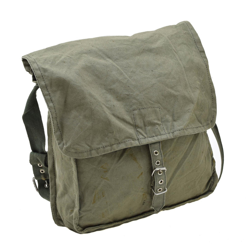 Original Bulgarian Military olive shoulder bag adjustable strap outdoor travel