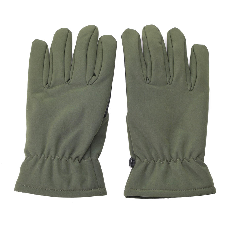 Mil-Tec Gloves Softshell THINSULATE™ lining Olive Winter Mens OD green military