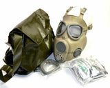 Masque à gaz militaire de l'armée tchécoslovaque tchèque M-10. Nouvel ensemble complet. Masque à gaz CZ M10