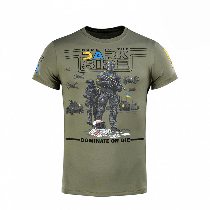 T-shirt classique de style militaire M-TAC sous-vêtement à manches courtes drapeau ukrainien Olive