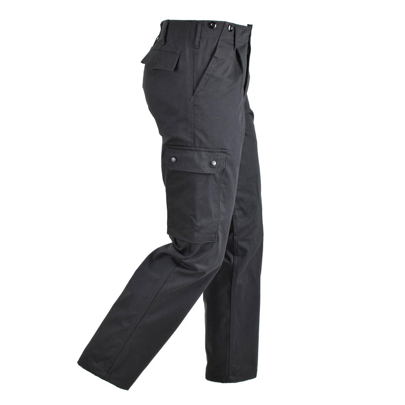German Army style BDU cargo pants black durable combat uniform classic trousers