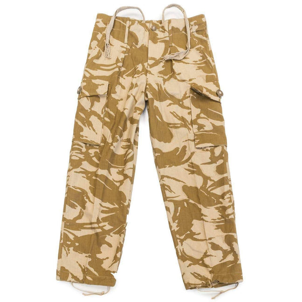 Véritable pantalon de combat de l'armée britannique Pantalon militaire du désert 95 léger NEUF