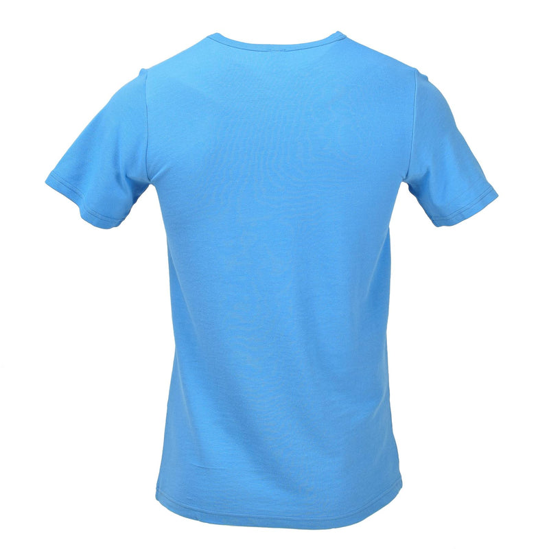 T-shirt de sport militaire Leo Kohler à manches courtes, chemises légères BW Eagle bleues