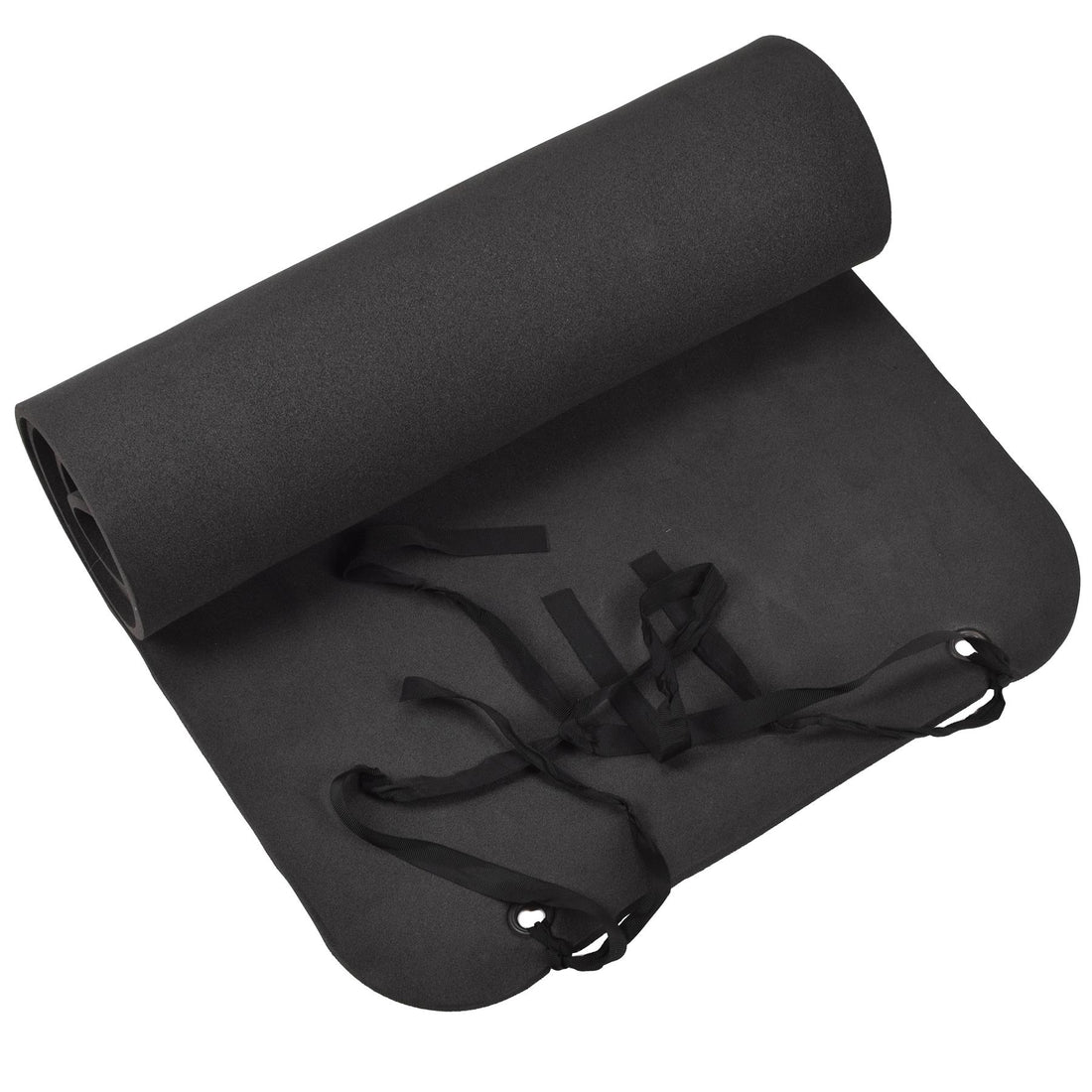 Original German Military Foam Sleeping Mat Roll-Up Camping Hiking Gray Black