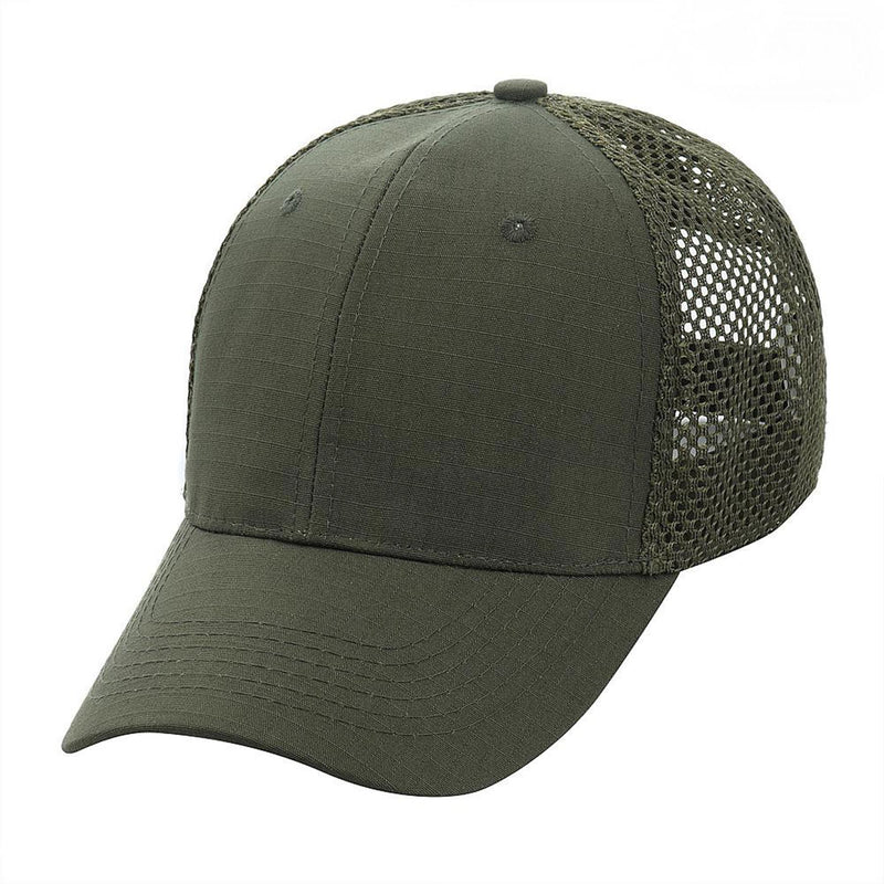 Casquette de baseball de style militaire M-TAC, chapeau tactique léger en maille pliable, olive