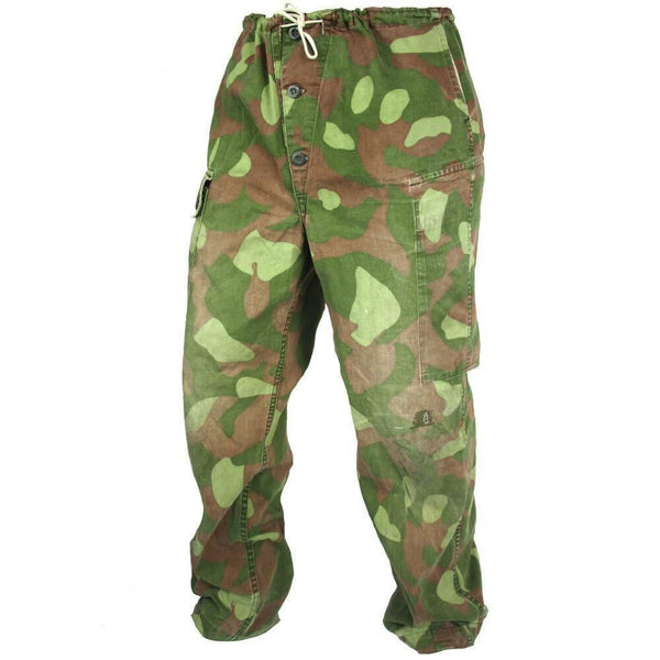 Pantalon de camouflage d'origine de l'armée finlandaise M-62 Pantalon de costume réversible de l'armée