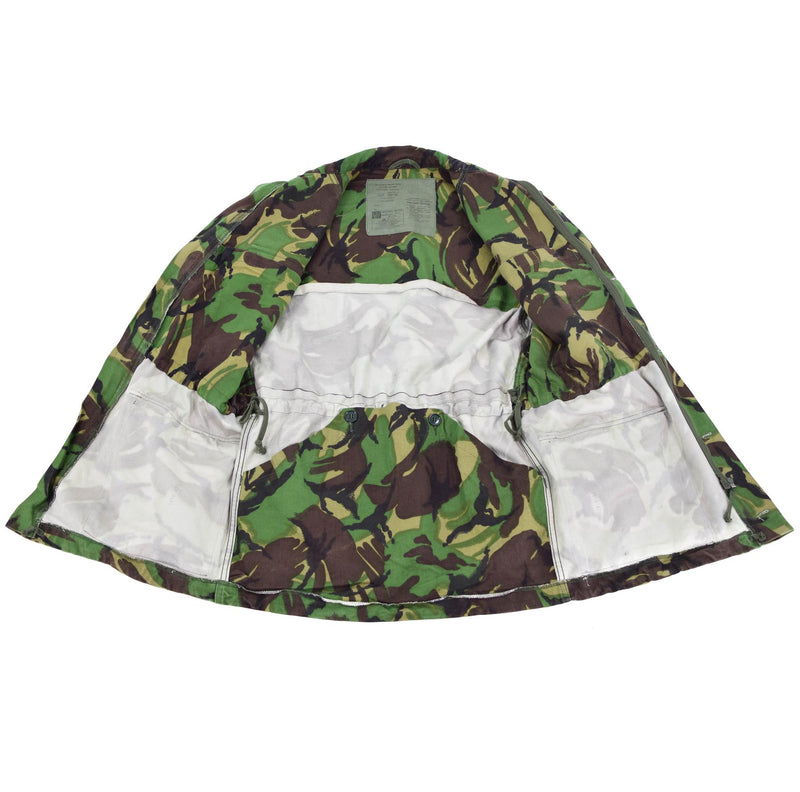 Veste de combat BDU originale de l'armée britannique, parka pour temps froid, édition militaire