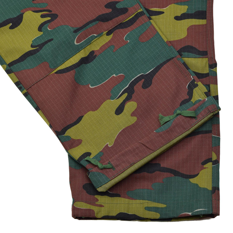 Pantalon de combat de campagne original de l'armée belge Pantalon camouflage Ripstop Jigsaw NEUF