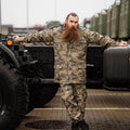 Parka camouflage numérique militaire turc d'origine avec doublure tactique ripstop durable