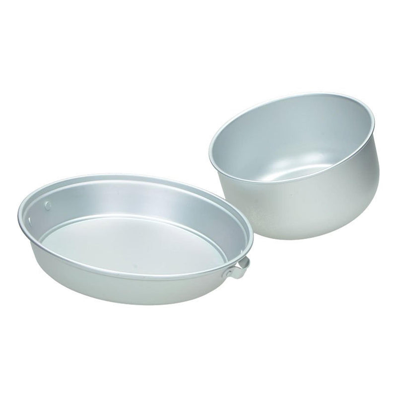 Ensemble de réchaud de camping MIL-TEC, kit de batterie de cuisine d'extérieur, brûleur à alcool, casserole en aluminium