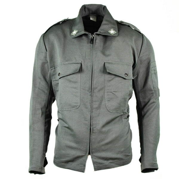 Veste grise originale de l'armée italienne, chemise de surplus militaire BDU de l'armée de l'air, NEUF