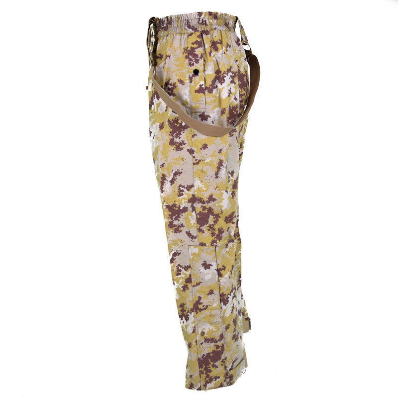 Pantalon de travail original des forces aériennes italiennes Bib &amp; Brace Vegetata desert camo NEUF