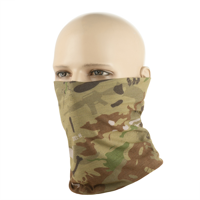 M-TAC Cache-cou tactique léger en jersey tricoté camouflage