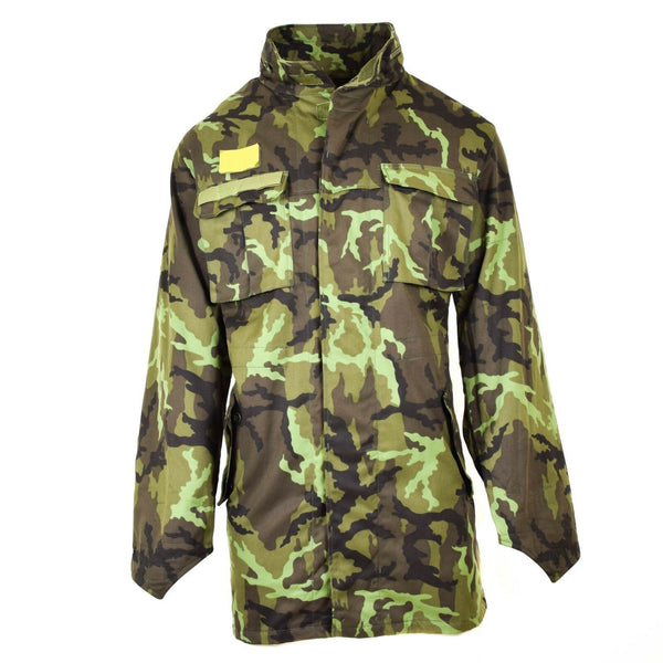 Veste de combat militaire originale de l'armée tchèque CZ 95 camouflage parka NEUF