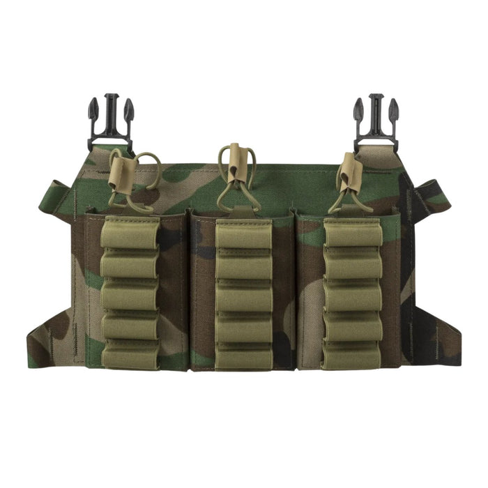 Pochette de chargeur squelettée à action directe, coque de munitions, rabat Woodland Camo - GoMilitar