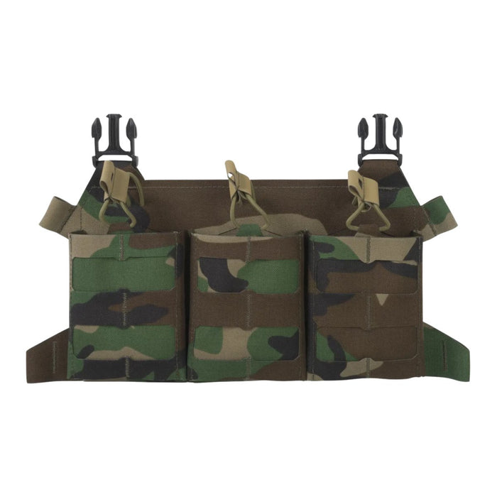 Pochette pour chargeur à triple rabat 308 squelette à action directe Woodland Camo - GoMilitar