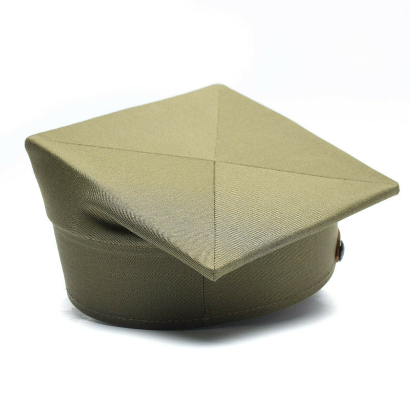 Véritable casquette militaire polonaise à visière pour officier de l'armée polonaise Olive NEUF