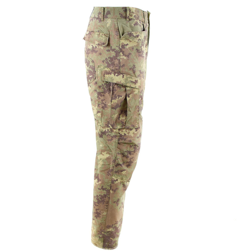 Pantalon de combat authentique de l'armée italienne Rip Stop Desert Vegetato camouflage
