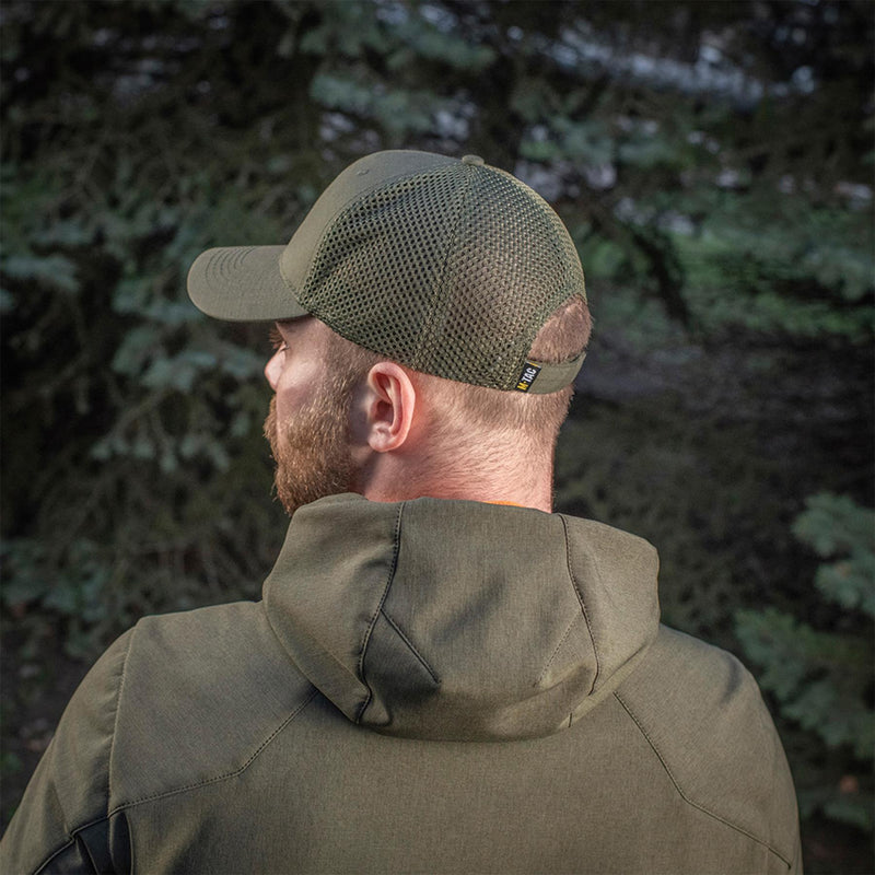 Casquette de baseball de style militaire M-TAC, chapeau tactique léger en maille pliable, olive